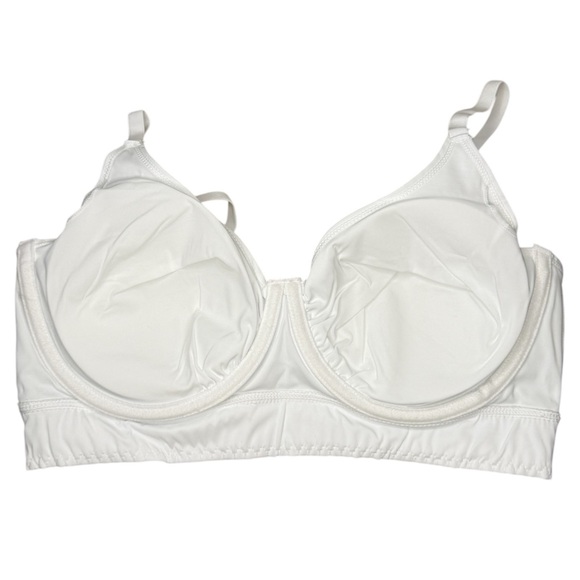 Rhonda Shear 2-pack Butterknit No Wire Underwire Bra Size XL Beige White NWOT - Picture 8 of 16